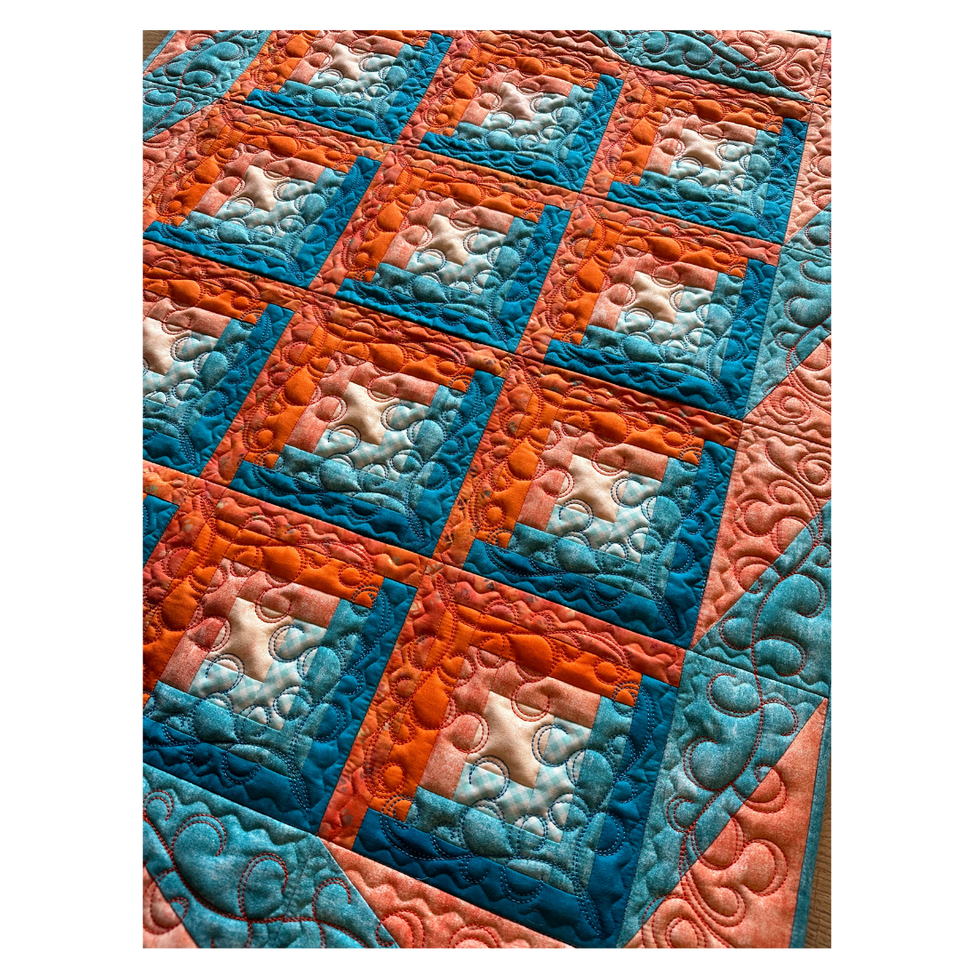 Log Cabin - USB - Nebraska Quilt Company - PUB09595