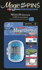Magic Pins Flat Head Regular 50 Count - Nebraska Quilt Company - N09514