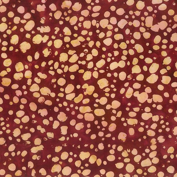 Memory Lane Dots Burnt Russet - 80925 - 37 - Banyan Batiks - Nebraska Quilt Company - F03259