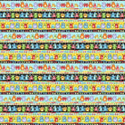 Monster'ocity Border Stripe Glow Multi - MONSTEROCITY Q1235G - 91 - Henry Glass & Co. - Nebraska Quilt Company - F06413