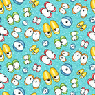 Monster'ocity Eyes Glow Aqua - 1232G - 11 - Henry Glass & Co. - Nebraska Quilt Company - F06409