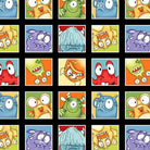 Monster'ocity Monster Boxes Glow Multi - MONSTEROCITY Q1234G - 9 - Henry Glass & Co. - Nebraska Quilt Company - F06412