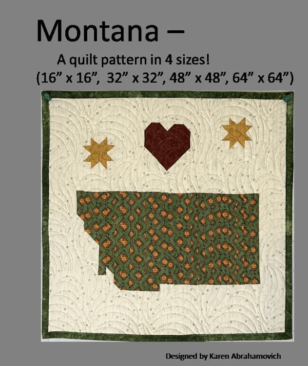 Montana Quilt Pattern - Nebraska Quilt Company - PUB07926