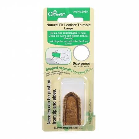 Natural Fit Leather Thimble Large - Nebraska Quilt Company - N00022