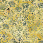 Natural Healing Flower with Leaves Yellow Sunny - 112324210 - Island Batik - Nebraska Quilt Company - F04556