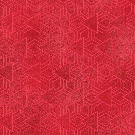 New Worlds Bermuda Cadmium Red - 16293 - 81 - Benartex - Nebraska Quilt Company - F09364