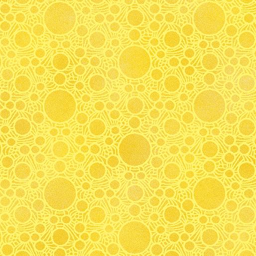 New Worlds Mauritius Lemon - 16295 - 28 - Benartex - Nebraska Quilt Company - F09368