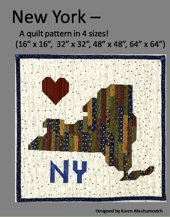 New York Quilt Pattern - Nebraska Quilt Company - PUB07931