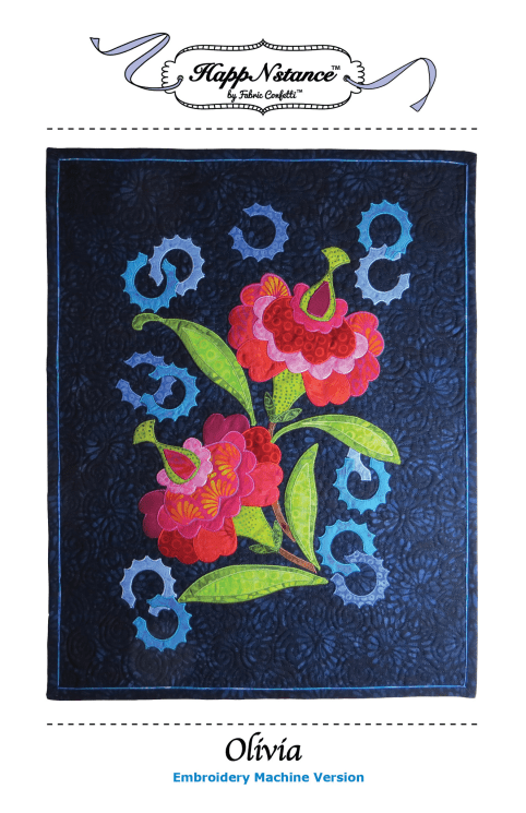 Olivia Machine Embroidery - Nebraska Quilt Company - PUB19288