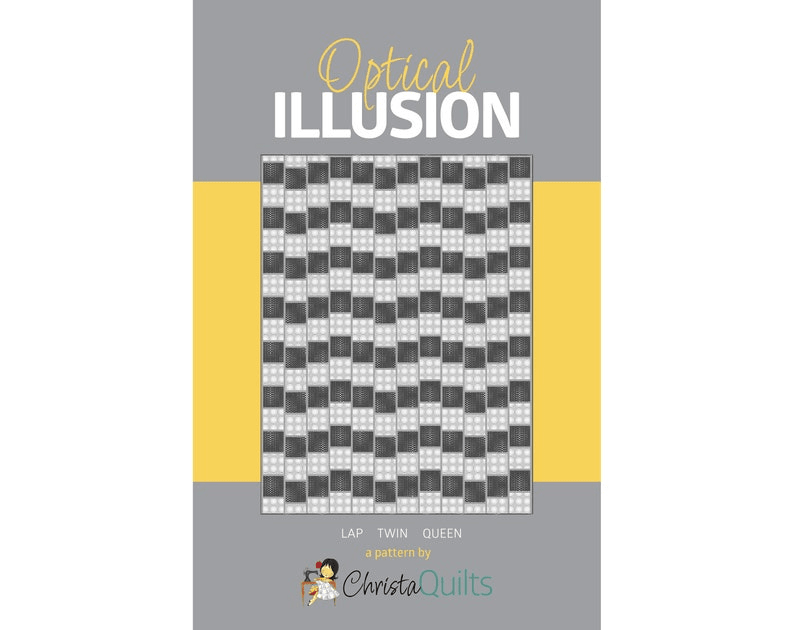Optical Illusion Quilt Pattern - Nebraska Quilt Company - PUB08196