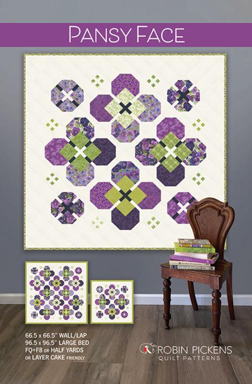 Pansy Face Pattern - Nebraska Quilt Company - PUB01833