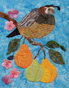 Partridge & Pear Tree December Machine Embroidery USB - Nebraska Quilt Company - PUB19392