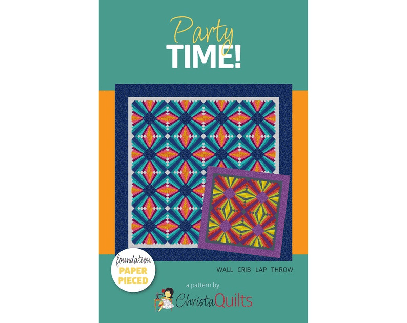 Party Time Quilt Pattern - Nebraska Quilt Company - PUB08197