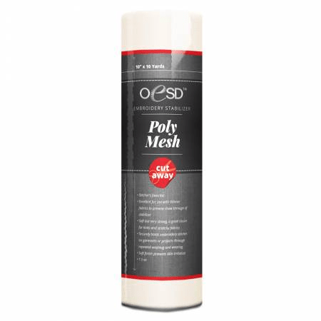 PolyMesh Fusible White 10in x 10 yds - Nebraska Quilt Company - N08137