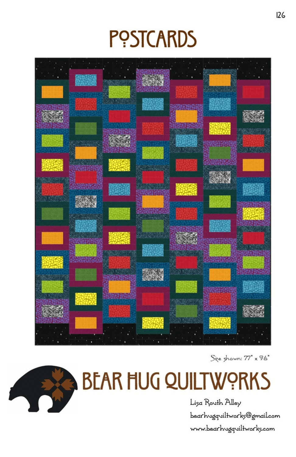 Postcards Pattern - Nebraska Quilt Company - PUB04765