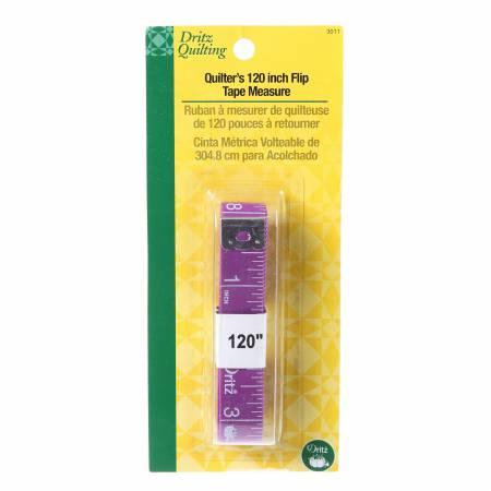 Quilters 120 Inch Flip Tape Measure - Nebraska Quilt Company - N15656