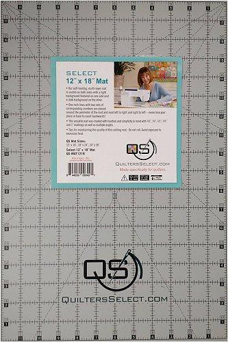 Quilter's Select Dual Side Cutting Mat 12" x 18" - Nebraska Quilt Company - NQS-MAT1218