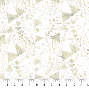 Quilting Is My Voice Triangle Maze Vanilla - 83140 - 11 - Banyan Batiks - Nebraska Quilt Company - F04167