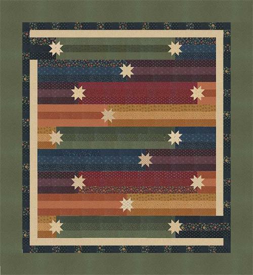 Rainbow Stars Pattern - Nebraska Quilt Company - PUB05894