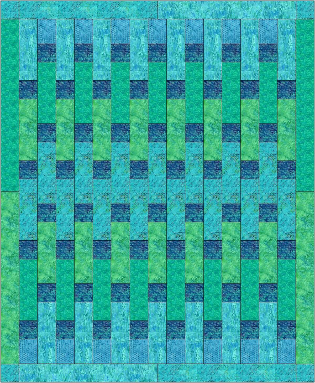 Raindrops Quilt Pattern PDF Digital Download - Nebraska Quilt Company - PUB04485
