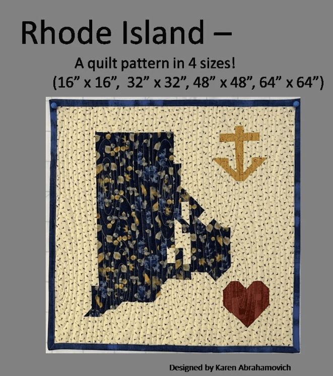 Rhode Island Quilt Pattern - Nebraska Quilt Company - PUB07939