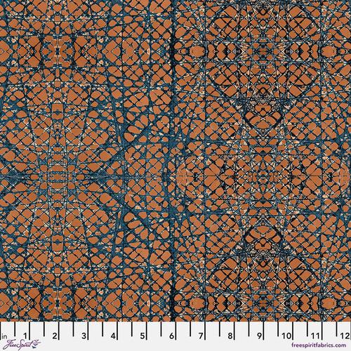 Rust & Bloom Orange Lily - PWSS023.ORANGELILY - FreeSpirit Fabrics - Nebraska Quilt Company - Rust & Bloom Orange Lily - PWSS023.ORANGELILY - FreeSpirit Fabrics