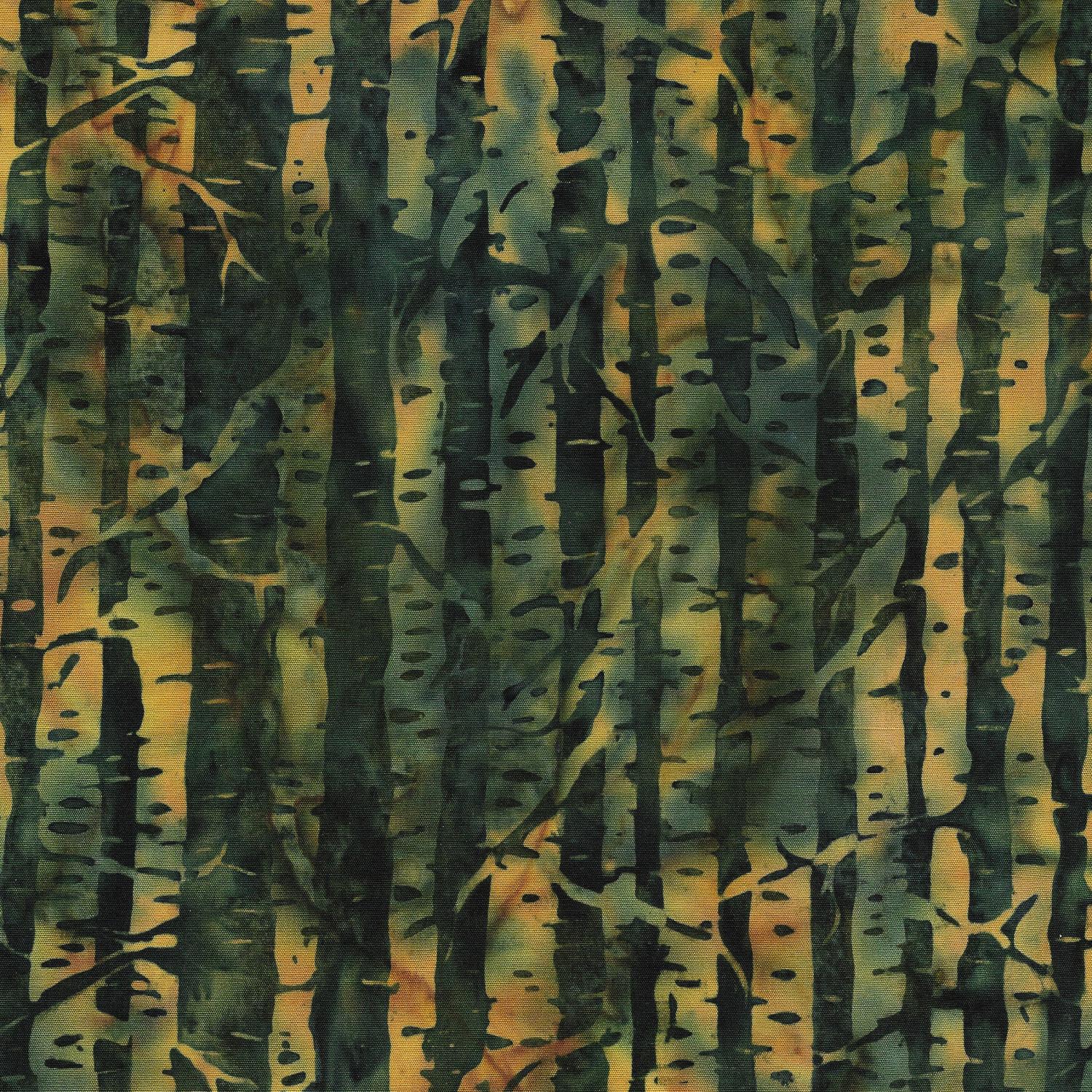Sandalwood Green Grass Branch - 122222690 - Island Batik - Nebraska Quilt Company - F06711