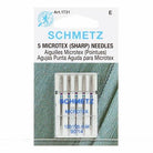 Schmetz Microtex (Sharp) Needles (5 Pack) 90/14 - Nebraska Quilt Company - N15519
