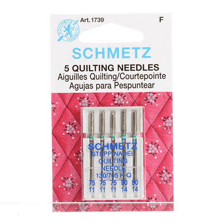 Schmetz Quilting Machine Needles Assorted 75/90 1739 - Nebraska Quilt Company - N11876