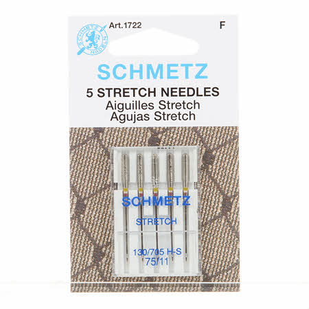 Schmetz Stretch Needles Size 75/11 5 ct 1722 - Nebraska Quilt Company - N11875