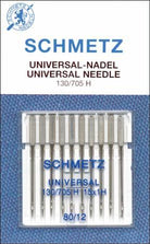 Schmetz Universal Machine Needle Size 80/12 - Nebraska Quilt Company - N07128