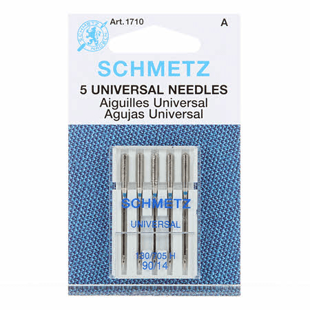 Schmetz Universal Needles 90/14 5 Pack - Nebraska Quilt Company - Schmetz Universal Needles 90/14 5 Pack