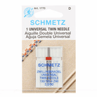 Schmetz Universal Twin Machine Needle Size 3,0/90 - Nebraska Quilt Company - N11879