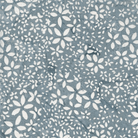 Shades of Grey Medium Light Grey Flowers - 5731 - Batik Textiles - Nebraska Quilt Company - F08358