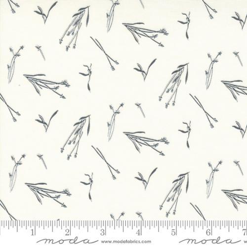 Silhouettes Plants Cream - 6933 16 - Moda Fabrics - Nebraska Quilt Company - F04776