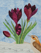 Snow Crocus January Machine Embroidery USB - Nebraska Quilt Company - PUB19394