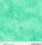 Sorbet Circles Light Green - SORB 4986 M - P & B Textiles - Nebraska Quilt Company - F06677