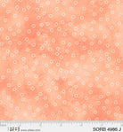 Sorbet Circles Peach - SORB 4986 J - P & B Textiles - Nebraska Quilt Company - F06695