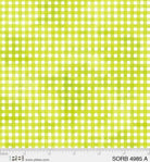 Sorbet Plaid Chartreuse - SORB 4985 A - P & B Textiles - Nebraska Quilt Company - F06679