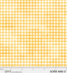 Sorbet Plaid Orange - SORB 4985 O - P & B Textiles - Nebraska Quilt Company - F06682