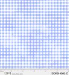 Sorbet Plaid Periwinkle - SORB 4985 C - P & B Textiles - Nebraska Quilt Company - F06729
