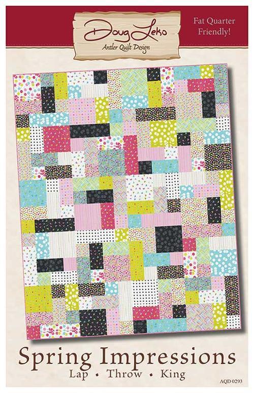 Spring Impressions Antler Quilt Pattern - Nebraska Quilt Company - PUB04907