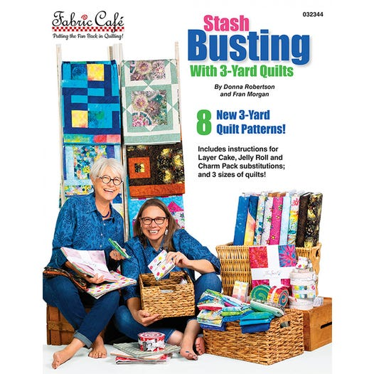 Stash Busting with 3 - Yard Quilts Book - Nebraska Quilt Company - PUB08109