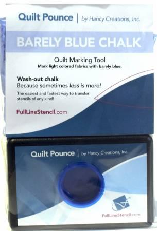 Stencil Chalk Transfer Quilt Pounce Pad Barely Blue - Nebraska Quilt Company - N09559
