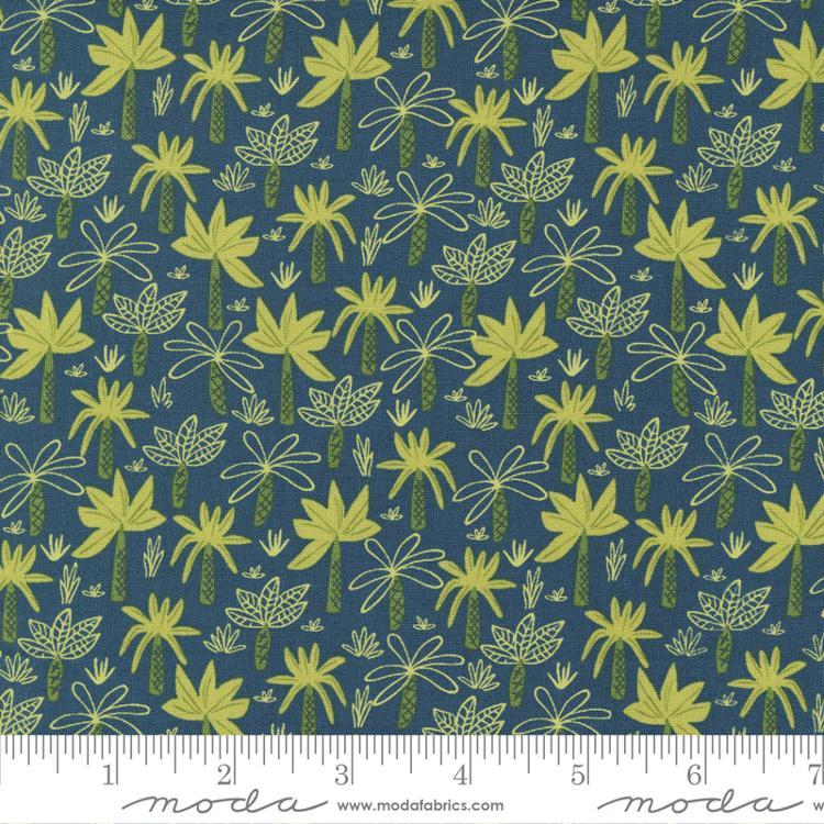 Stomp Stomp Roar Tropical Forest Teal - 20823 16 - Moda Fabrics - Nebraska Quilt Company - F02631