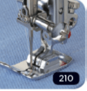 Straight Stitch Foot with Needle Plate for HQ Stitch 210 - Nebraska Quilt Company - ASG00010
