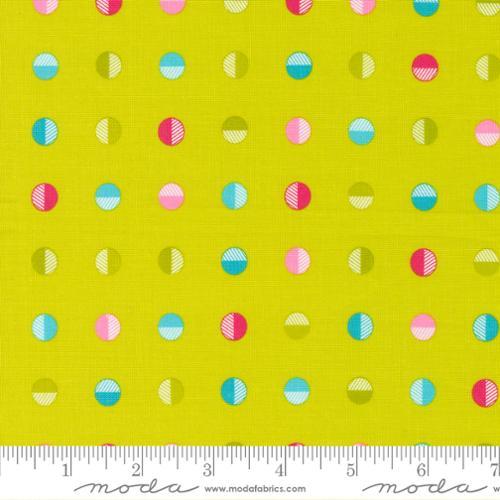 Sweet and Plenty Dots Limeade - 22452 18 - Moda Fabrics - Nebraska Quilt Company - Sweet and Plenty Dots Limeade - 22452 18 - Moda Fabrics