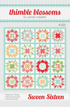 Swoon Sixteen Quilt Pattern by Thimble & Blossoms - Nebraska Quilt Company - PUB07340