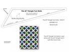 The 60 Degree Triangle Tool NHS519 - Nebraska Quilt Company - N15541