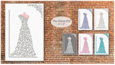 The Dress In - The - Hoop Applique Pattern - Nebraska Quilt Company - PUB01236